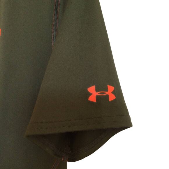 Under Armour Heat Gear Men’s Athletic Shirt Green - Picture 3 of 5